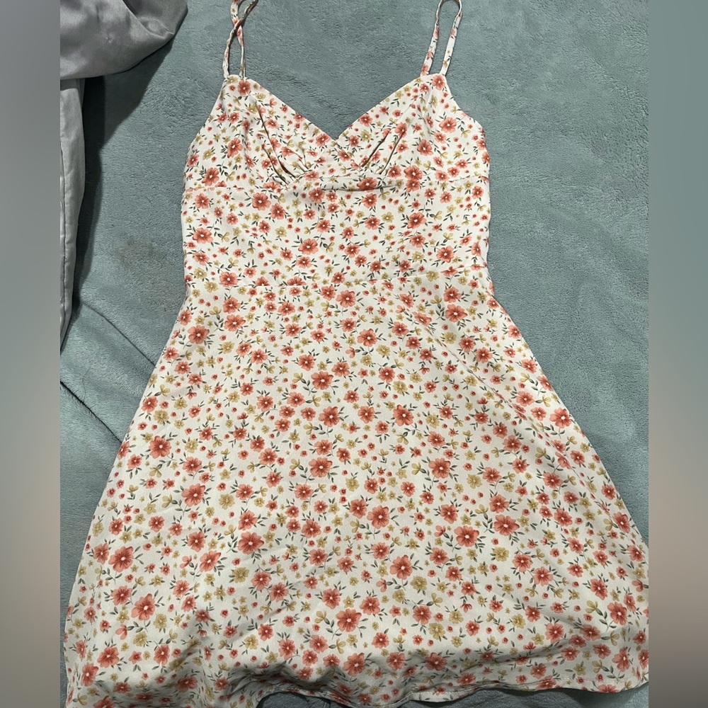Shein floral mini dress